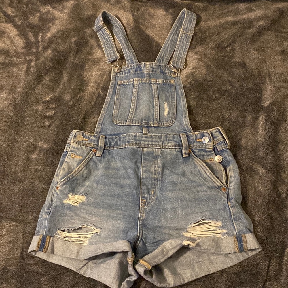 Overall Shorts